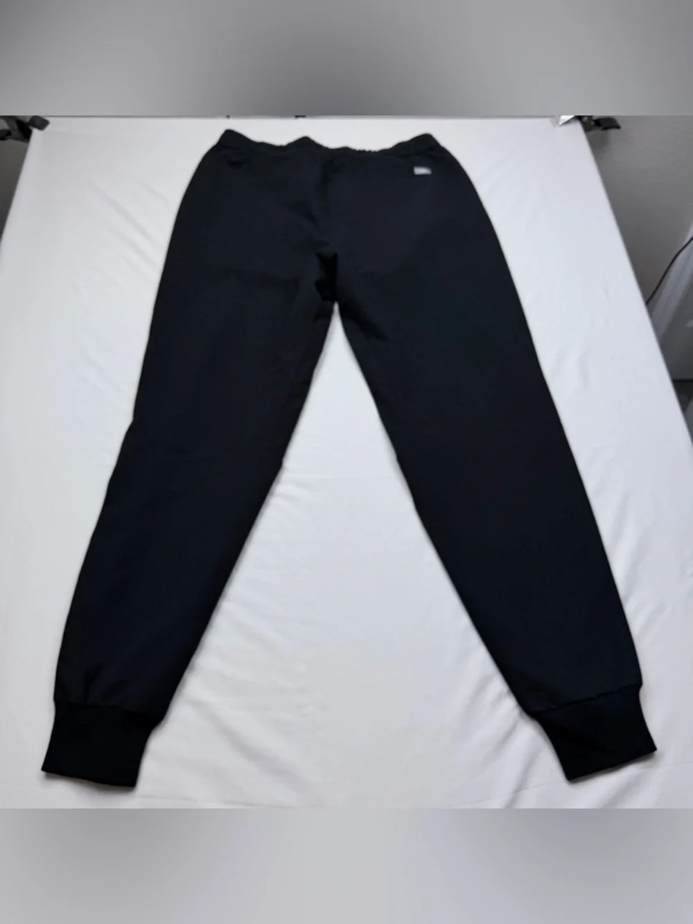 Figs Men's Black Jogger with White Drawstring